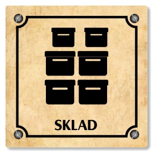 Sklad, 80x80mm, pergamen, Kansas
